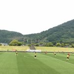 皇杯全日本サッカー選手権大会の1回戦が香川県総合運動公園（生島メイン）写真