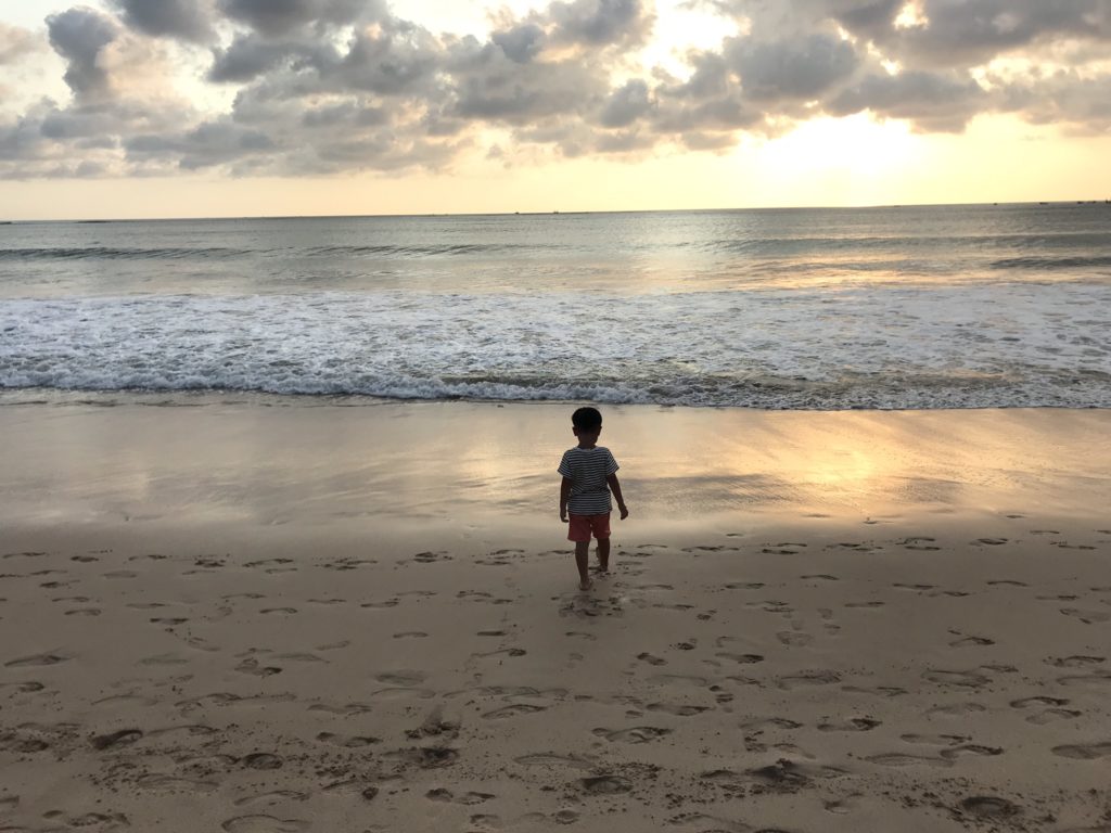 ジンバランの海鮮とサンセット