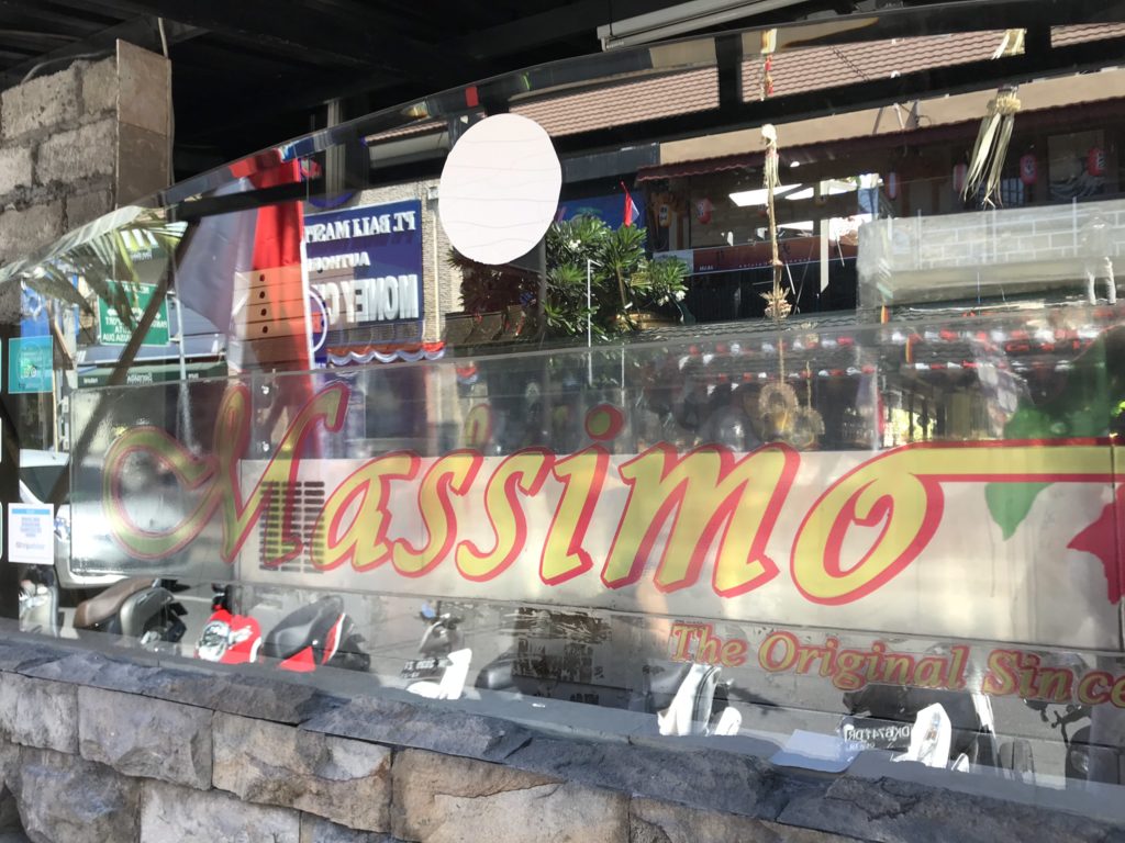 バリ島 有名イタリア料理店マッシモ（Massimo Italian Restaurant）のジェラート