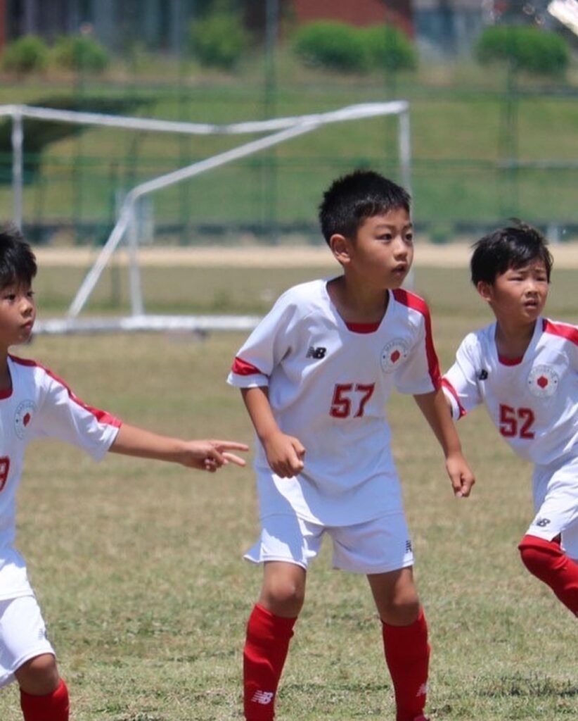 中西讃地区ジュニアサッカー連盟杯 試合中の写真